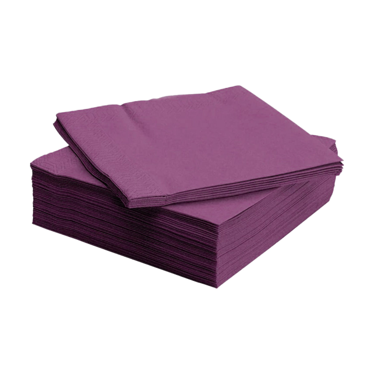 Servetele MANK  Violet/aubergine, 40x40 cm, impaturite in 8 pliuri, (100buc/set)