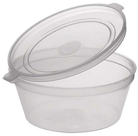 Sosieră cu capac atașat PP, 30ml, 50 bucăți/ set