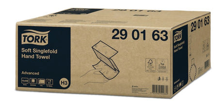 Tork Prosoape pentru Mâini Soft Singlefold Alb H3