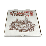 Cutie pentru pizza, alba 25x25 cm, (100 buc/set)