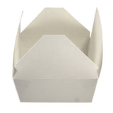 Cutie pentru meniu, alb, 4 clapete, 1000cc, 13x8x6 cm, (50buc/set)