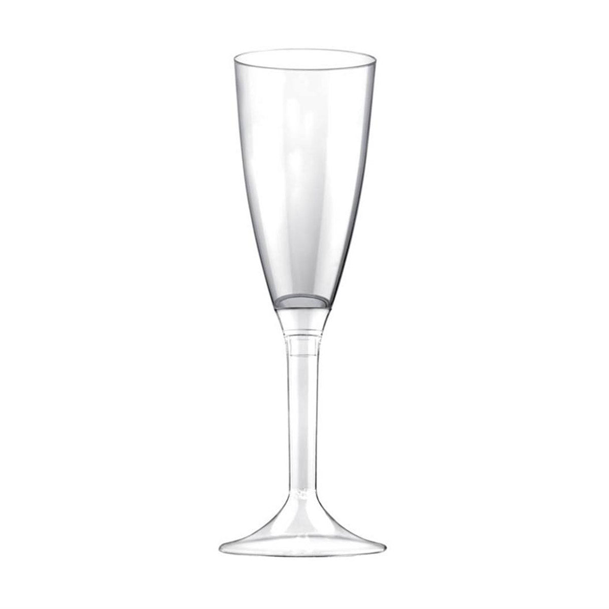 Pahare din plastic pentru sampanie, 120ml, (10buc/set)