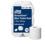 Role de Hârtie Igienică Tork SmartOne® Mini Alb T9