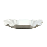 Tăviță pentru prăjituri, ovală, alb, 12x5 cm, (100buc/set)