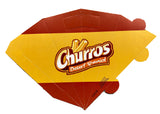 Cornet Churros, Kraft natural, Multicolor, 21x8 cm, (250buc/set)