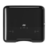 Dozator prosoape pentru mâini, Tork Singlefold Mini, negru, 553108