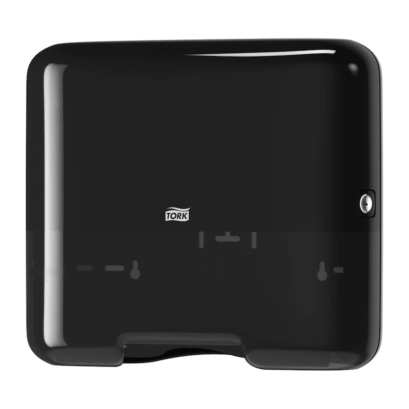 Dozator prosoape pentru mâini, Tork Singlefold Mini, negru, 553108