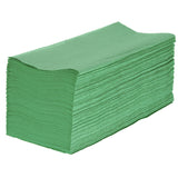 Prosop hartie pliat Z, 1 strat, 25x23 cm, verde, (200 foi/pachet)