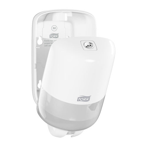 Dozator manual de săpun lichid, Tork Mini, alb, 561000