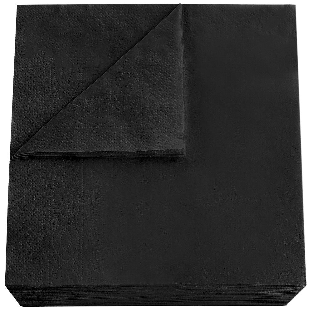 Servetele Mank Tissue, culoarea negru, 33x33 cm pliat, in 8, ecologice, biodegradabile, (100buc/set)