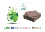 Servetele MANK maro, 40x40 cm, impaturite in 8 pliuri, (100buc/set)