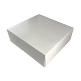 Cutie pentru prăjituri, BLANC, cu capac atașat, 29x29x10 cm