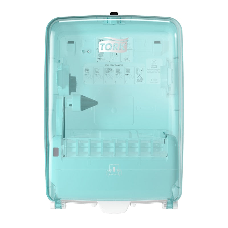 Tork Dozator Hârtie de Șters cu Montare pe Perete pentru Spațiu de Spălare Alb și Turcoaz W6