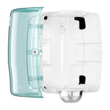 Tork Dozator cu Derulare Centrală Alb și Turcoaz W2