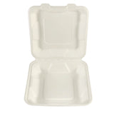 Caserola meniu, biodegradabila, 1 compartiment, 20x20x7 cm, (50buc/set)