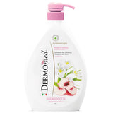 Gel de dus cu piersica, cu pompita, Dermomed, 1 L