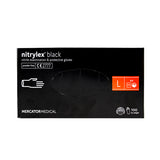 Manusi, Nitrylex, negre, marimea L, (100buc/set)