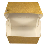 Burger box, din carton, 13x13x10 cm, L