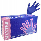 Manusi din nitril, albastre, marca Maxter Premium Quality, marimea L, (100buc/set)