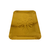 Tăviță pentru prăjituri, din carton, auriu, 24x23 cm, (100buc/set)