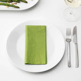 Servetele Mank Tissue, verde deschis, 33x33 cm, pliat in 8, ecologice, biodegradabile, (100buc/set)