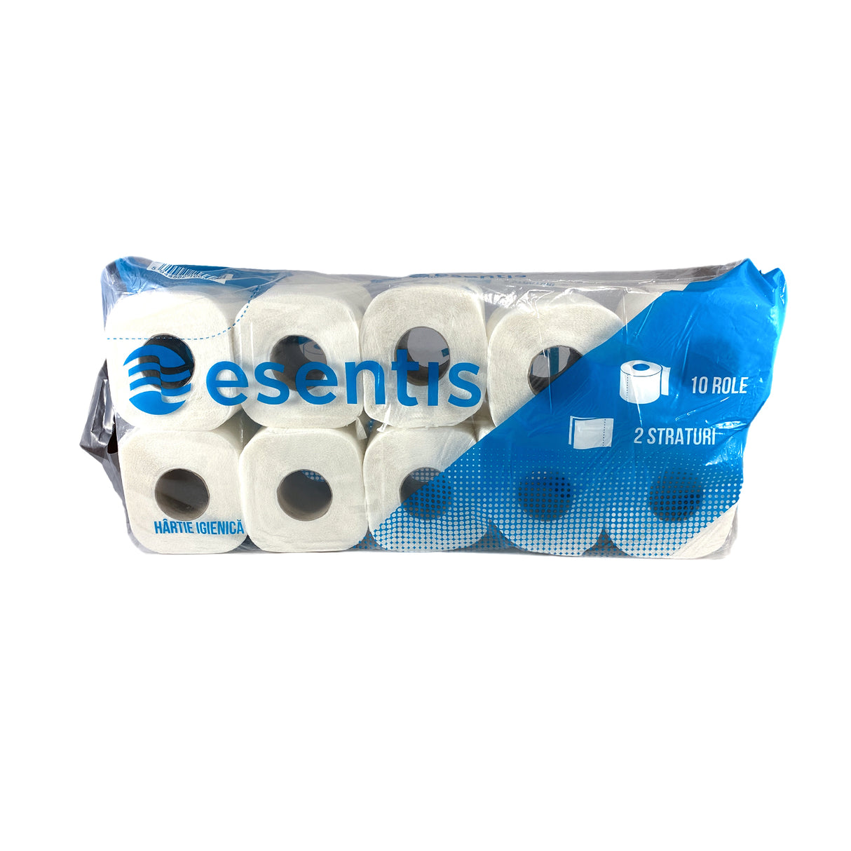 Hartie igienica 2 straturi, Esentis , (10 rol/set)
