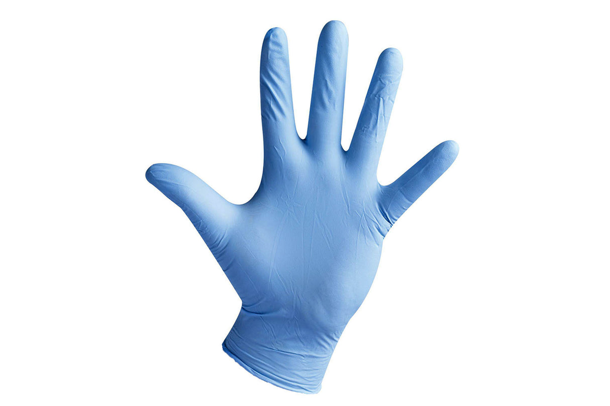Manusi nitril albastre, nepudrate, NITRYLEX XS, medicale, pentru examinare, de unica folosinta, (200buc/set)