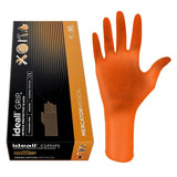 Manusi Ideall Grip, portocalii, unica folosinta, masura XL, (50buc/set)