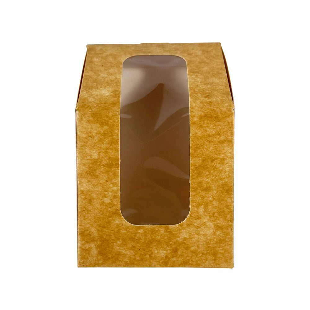 Cutie pentru tortilla, din carton, cu fereastră, 9x5x14cm