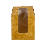Cutie pentru tortilla, din carton, cu fereastră, 9x5x14cm