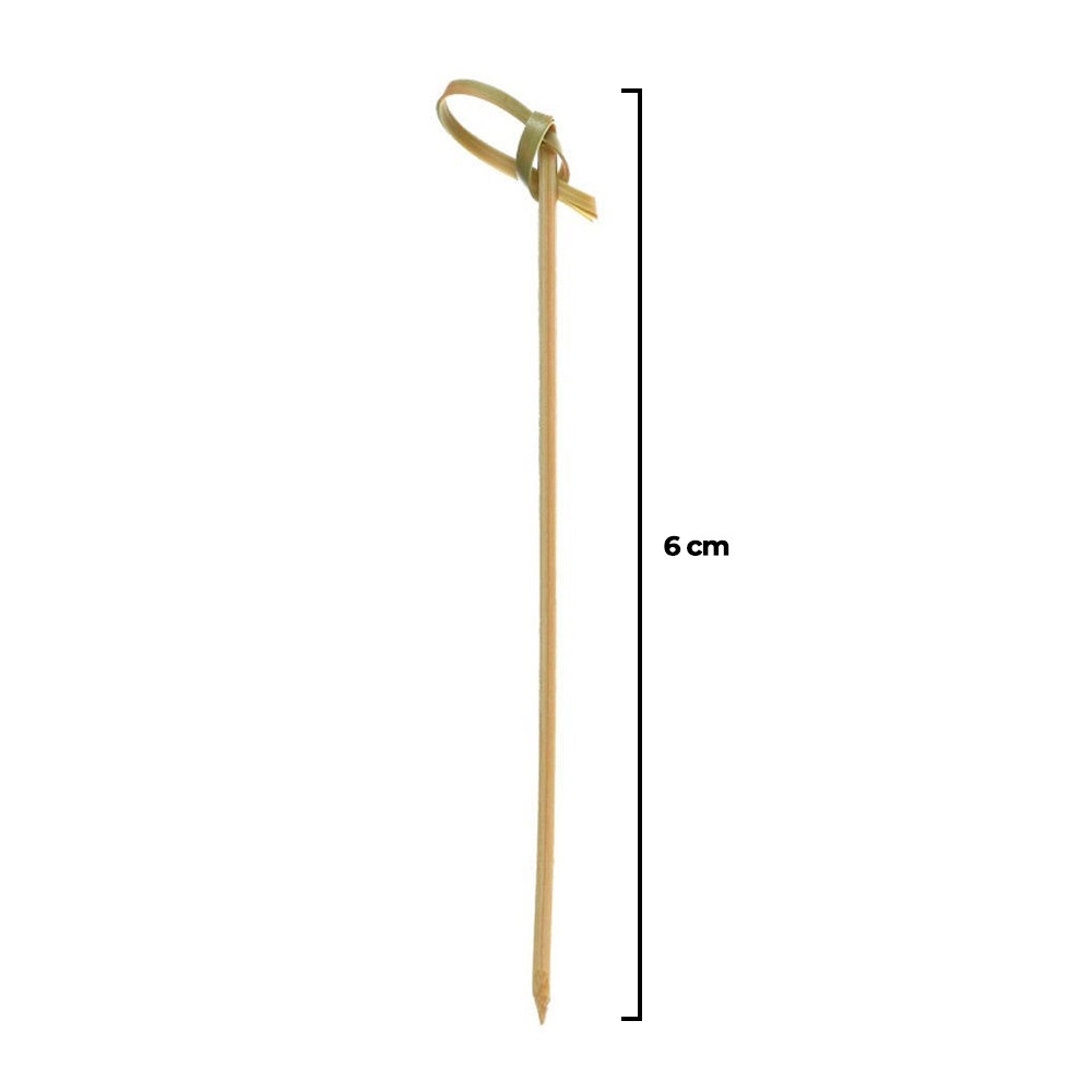 Bețișoare pentru aperitive fingerfood, 6cm, 250 bucăți/set