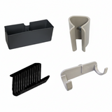 Cărucior profesional cu roți, sistem stoarcere mop plat, 2x25 L, IPC Motto