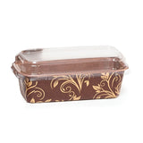 Capac plastic pentru formă de copt cozonac, transparent, 23,5x10x3,5cm, 25buc/set