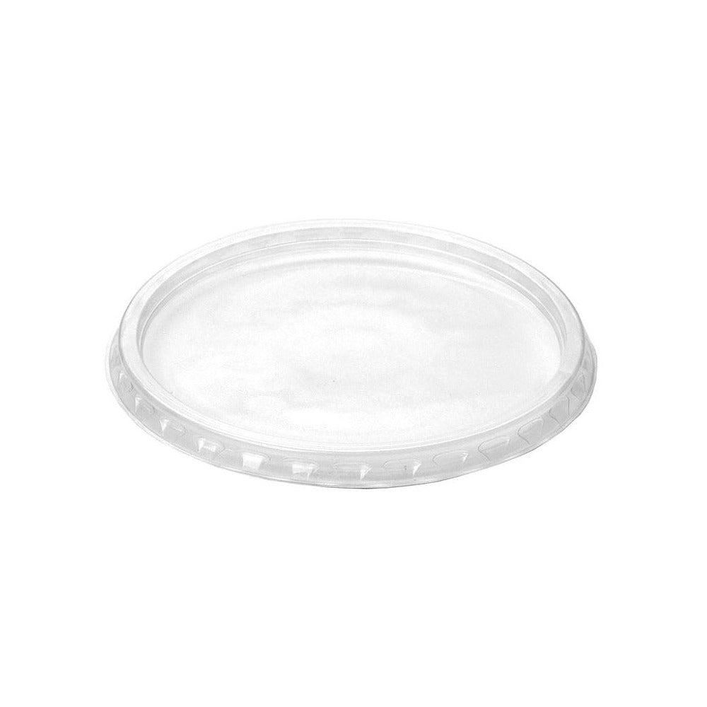 Capac transparent caserolă rotundă PP, 200-250ml, 100 bucăți/set