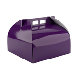 Cutii pentru tort din carton, cu mâner, diverse culori (25 buc/set)