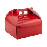 Cutii pentru tort din carton, cu mâner, diverse culori (25 buc/set)