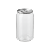 Doze transparente PET, capac din aluminiu pentru băuturi și deserturi