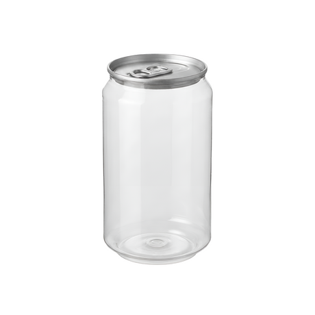 Doze transparente PET, capac din aluminiu pentru băuturi și deserturi