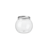 Doze transparente PET, capac din aluminiu pentru băuturi și deserturi