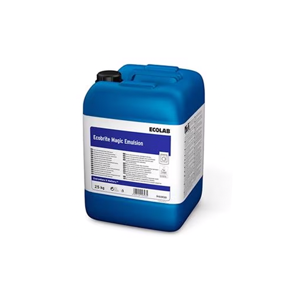 Ecobrite Magic Emulsion Clean, Ecolab, 25 kg, detergent de bază cu concentrație ridicată pentru rufe