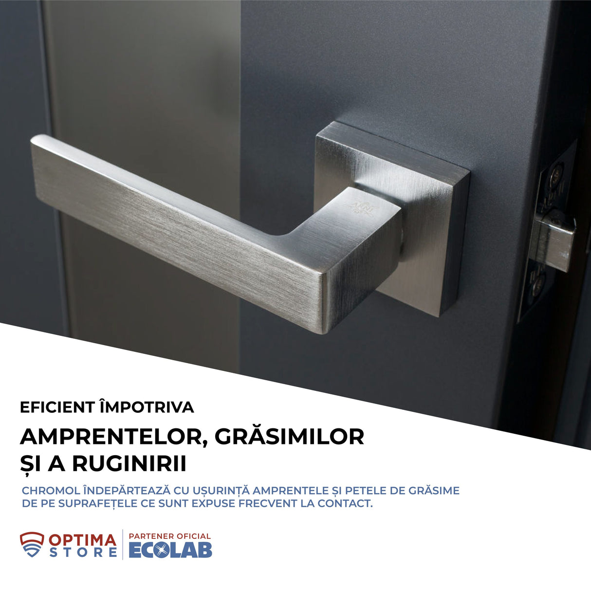 Ecolab Chromol, soluție pentru întreținerea produselor din inox, 500ml