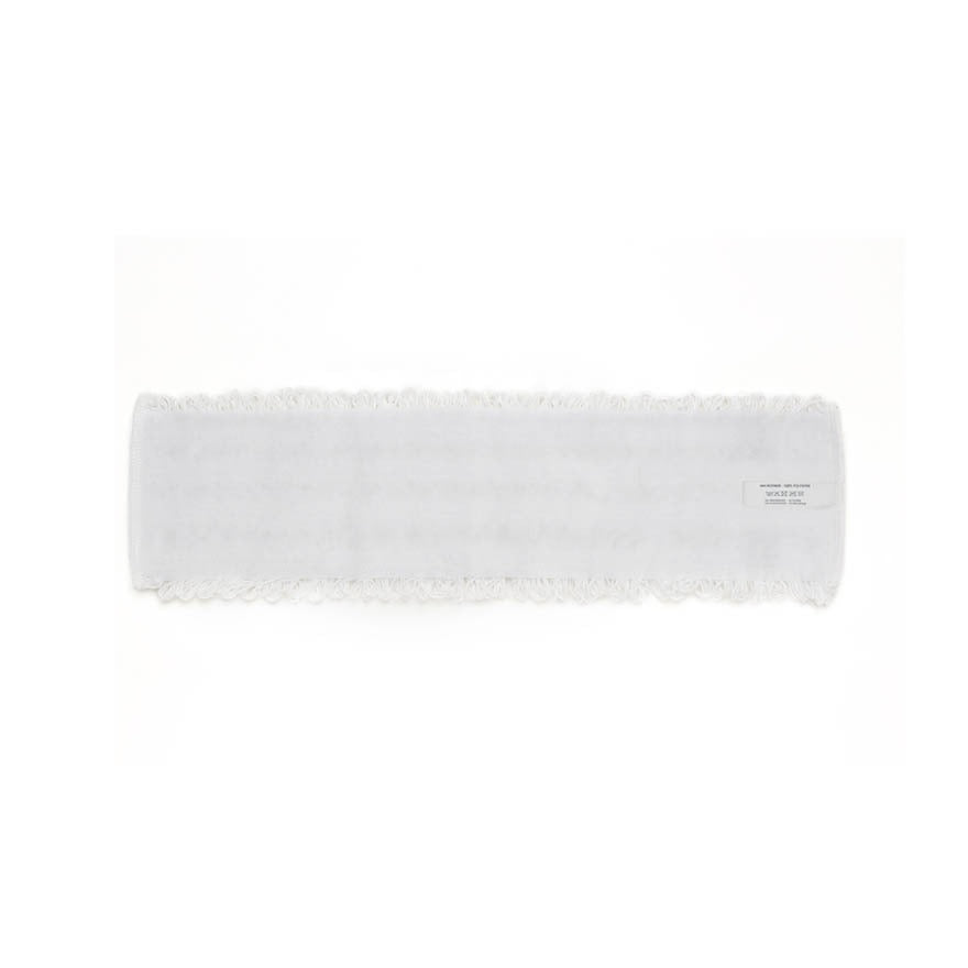 Mop plat profesional din microfibră, prindere cu arici, 40 × 11 cm, alb, IPC LOOP