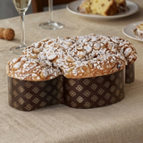 Formă copt din carton pentru cozonac italian colomba, antiaderentă, rezistentă la grăsimi, maro