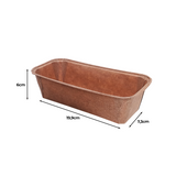 Formă copt cozonac / chec, hârtie maro, rezistentă la grăsimi, antiaderentă, termorezistentă, 19,9x7,3x6cm