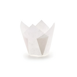 Chesă Tulip copt, hârtie albă, rezistentă la grăsimi, termorezistentă, 50g, 5x8cm, 265 buc/set