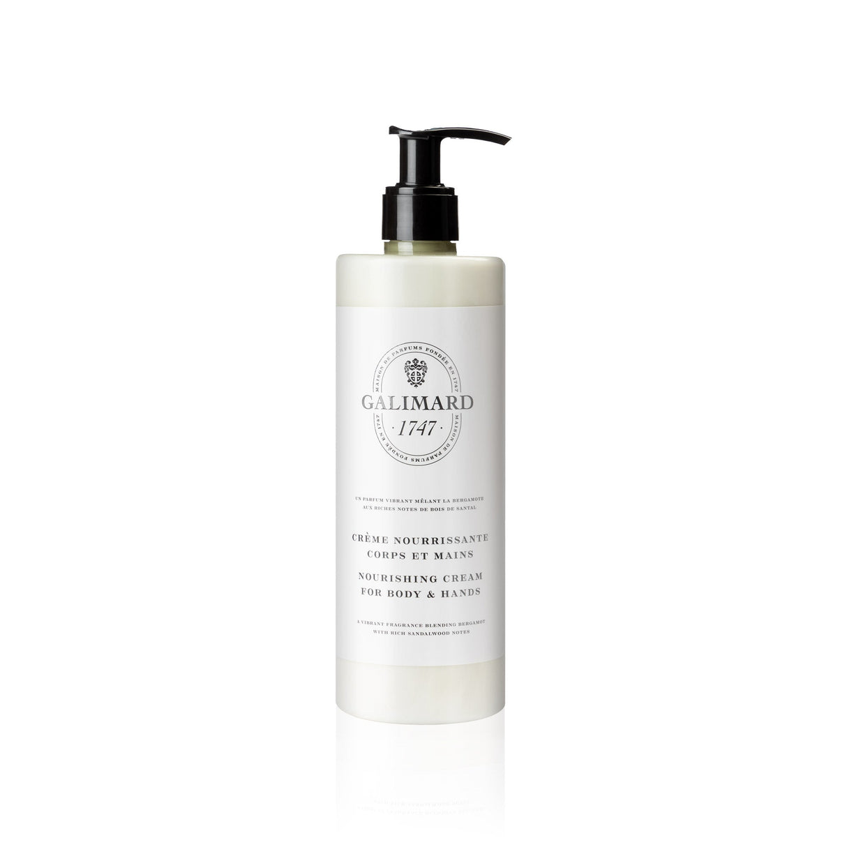 Galimard "1747"Nourishing Cream For Body & Hands With Locked Pump (380 ml) ART NOUVEAU - 18pack