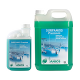 Surfanios Premium, detergent dezinfectant pentru podele, suprafețe și dispozitive medicale neinvazive
