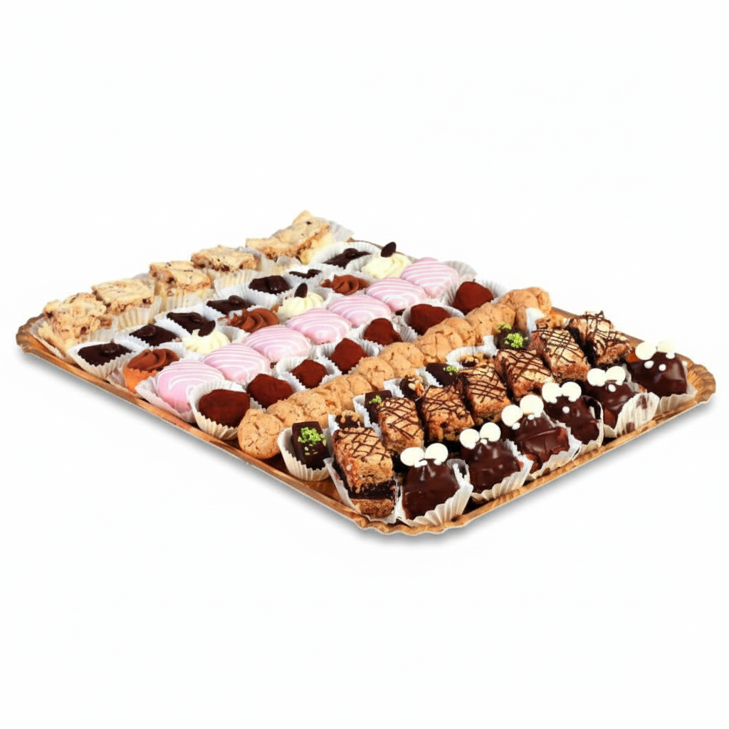 Tăviță din carton, laminată, auriu, 29,5 x 39,5