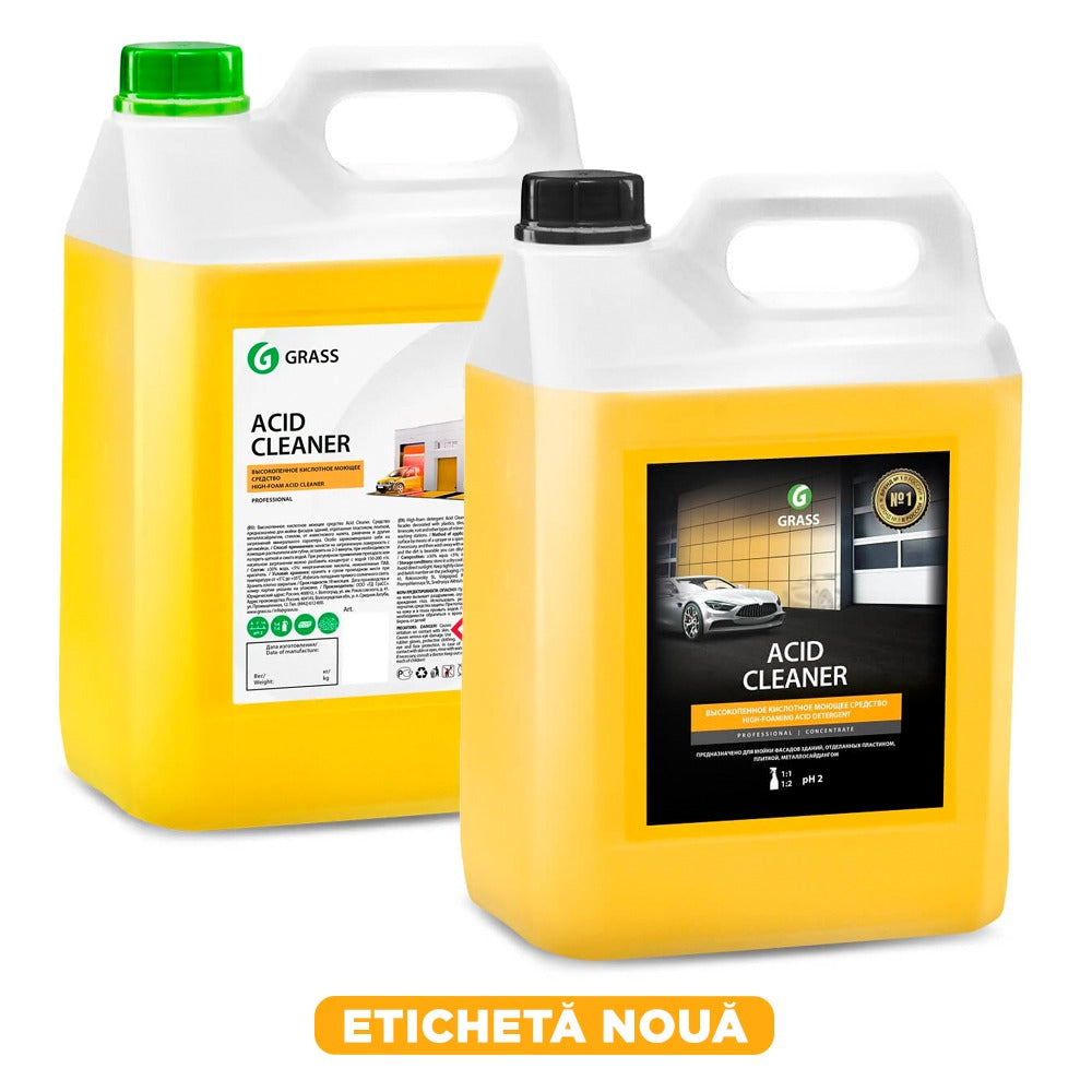 Detergent acid pentru curățat fațade clădiri, spumare intensă, Grass Acid Cleaner, 5,9kg