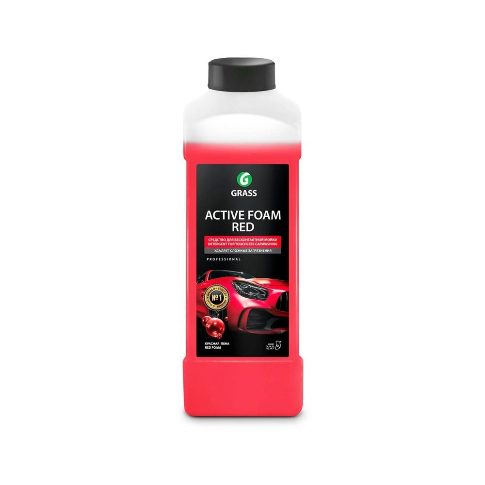 Spumă activă superconcentrată, spumare intensă, Grass Active Foam Red, 1L